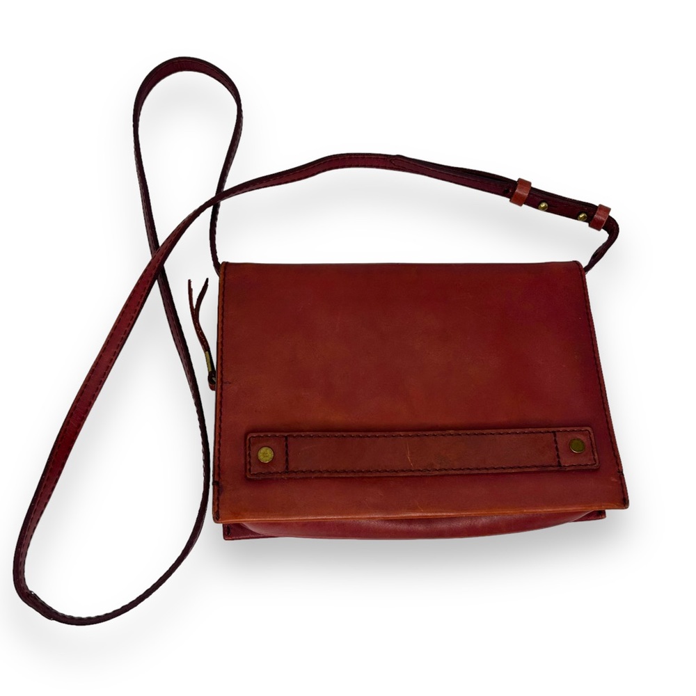 Madewell Brown Leather Crossbody Bag